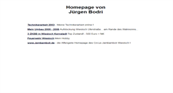 Desktop Screenshot of bodri.de